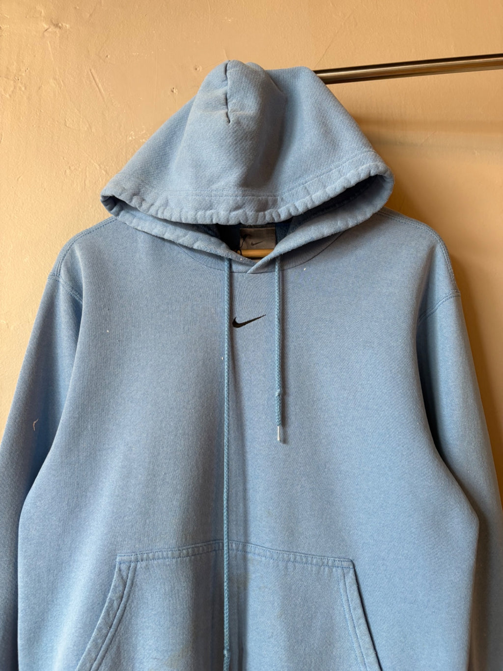 Light Blue Nike Center Check Hoodie