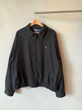 Black Polo Harrington Jacket Size XL