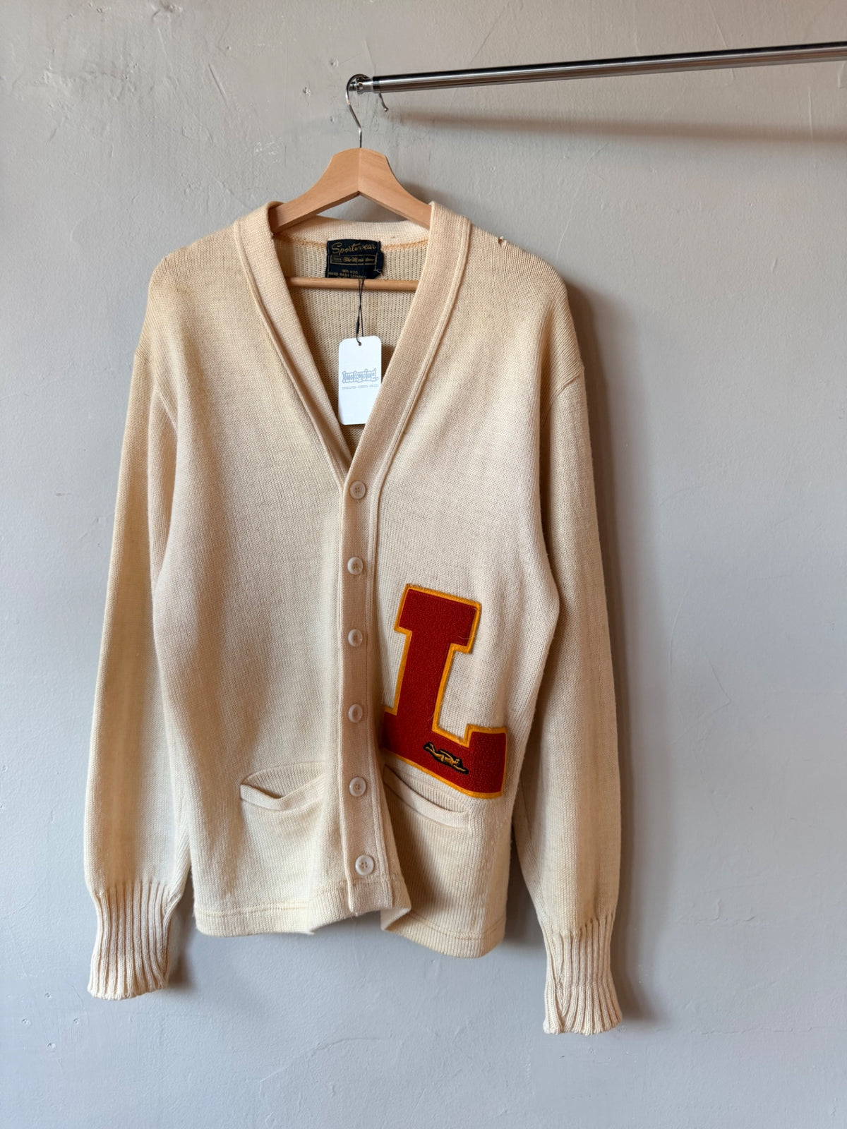 Cream Cardigan Size XL