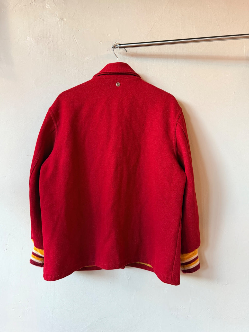 1990s Varsity Jacket Red