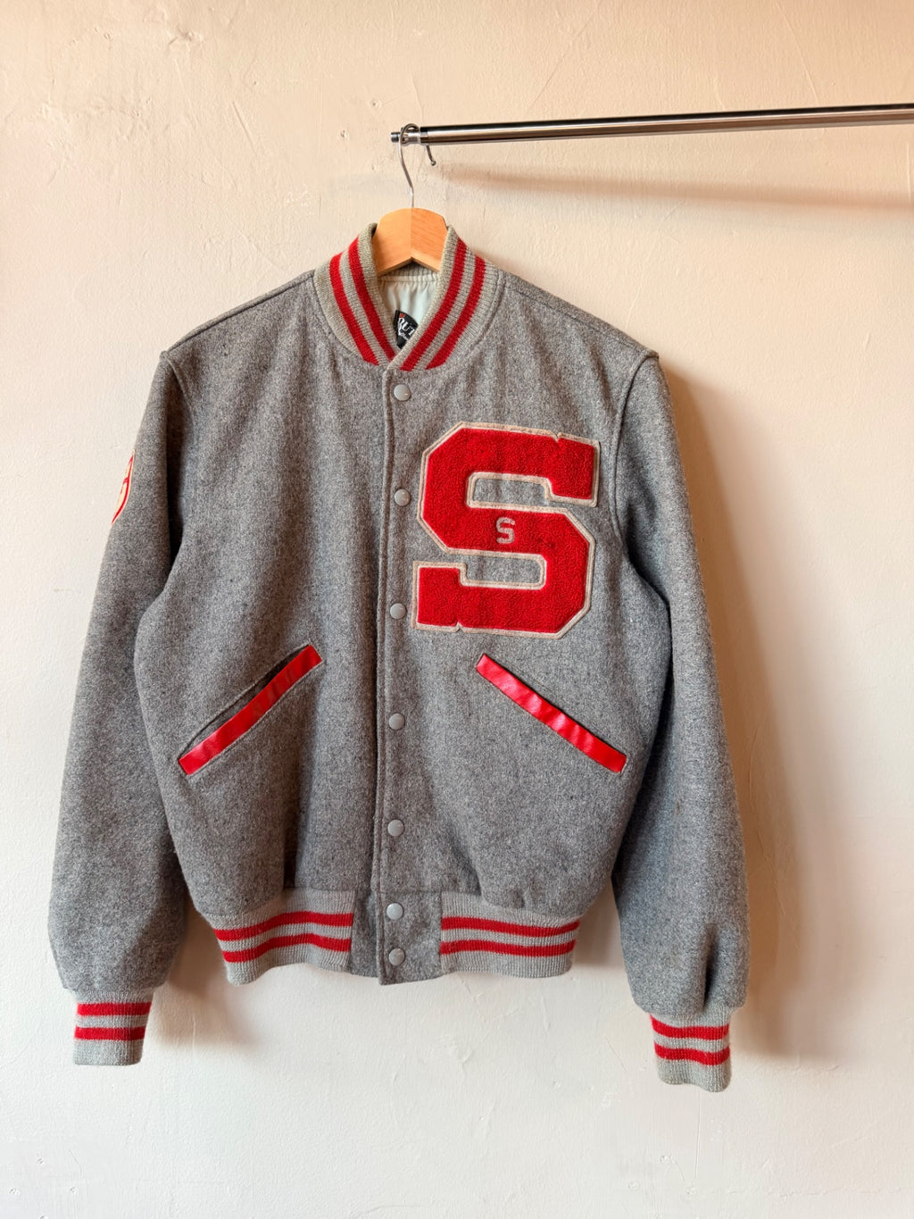Gray  Letterman Size sm
