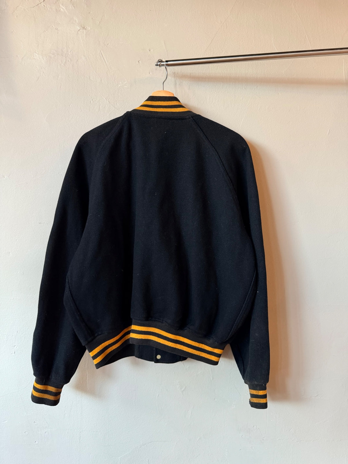Black Letterman With yellow Accents Size XL