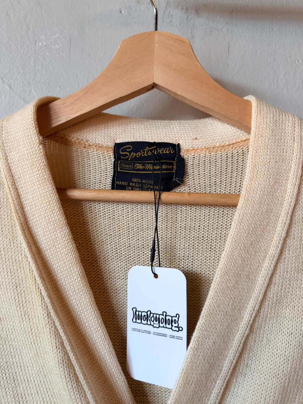 Cream Cardigan Size XL