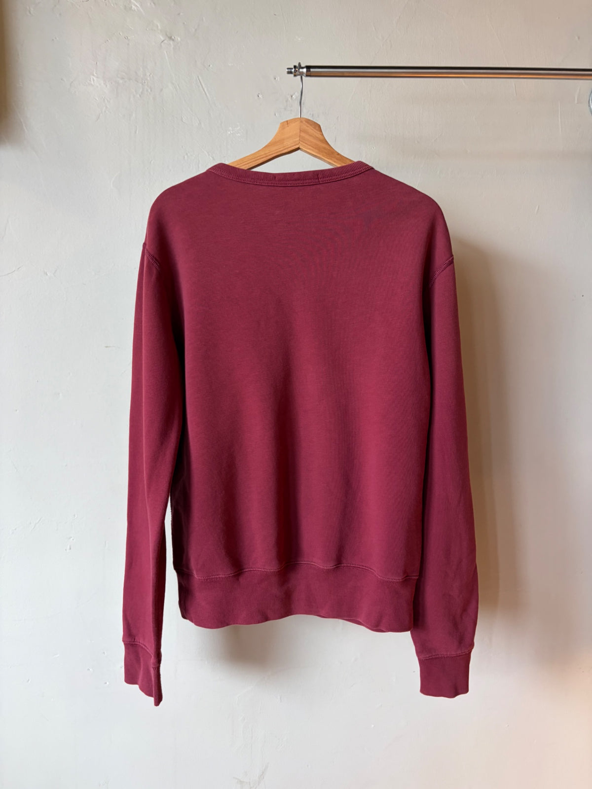 Polo Ralph Lauren Maroon True Vintage Style Crew Size M