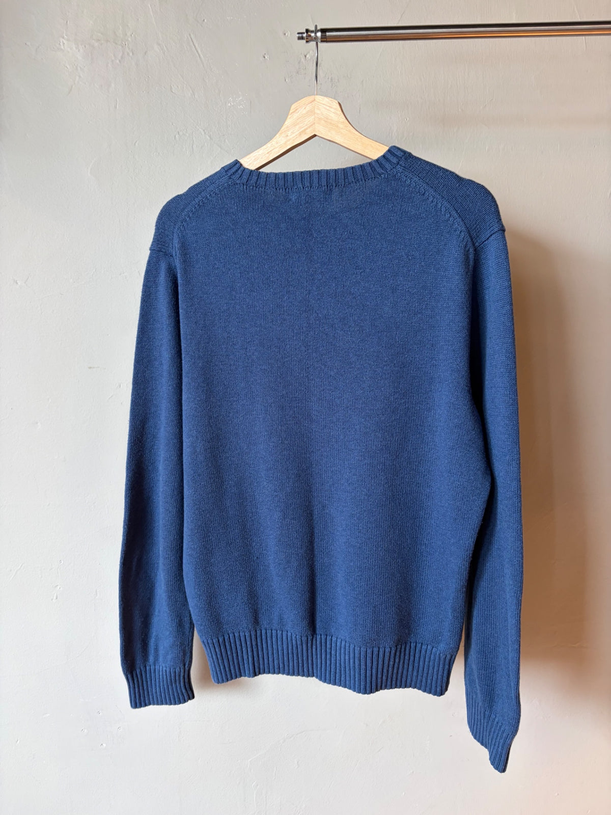 Polo Ralph Lauren Blue Knit Sweater (Yellow Tag) Size M