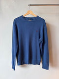 Polo Ralph Lauren Blue Knit Sweater (Yellow Tag) Size M