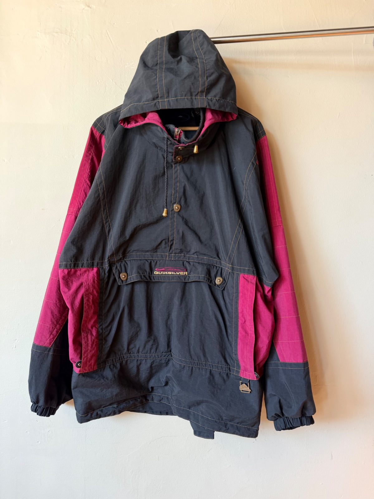 1990s Quicksilver Parka Rain Jacket Size XL