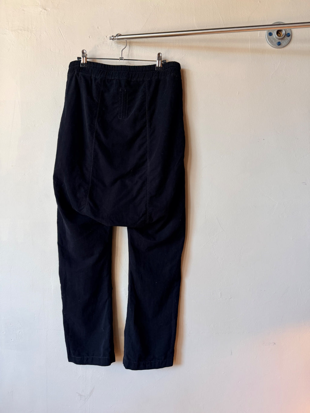 2009 Rick Owens Mainline Cotton Drop Crotch Pants Size XS