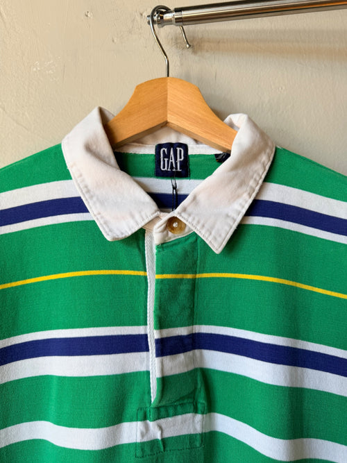 1990s GAP Multi-Color Rugby Size XL
