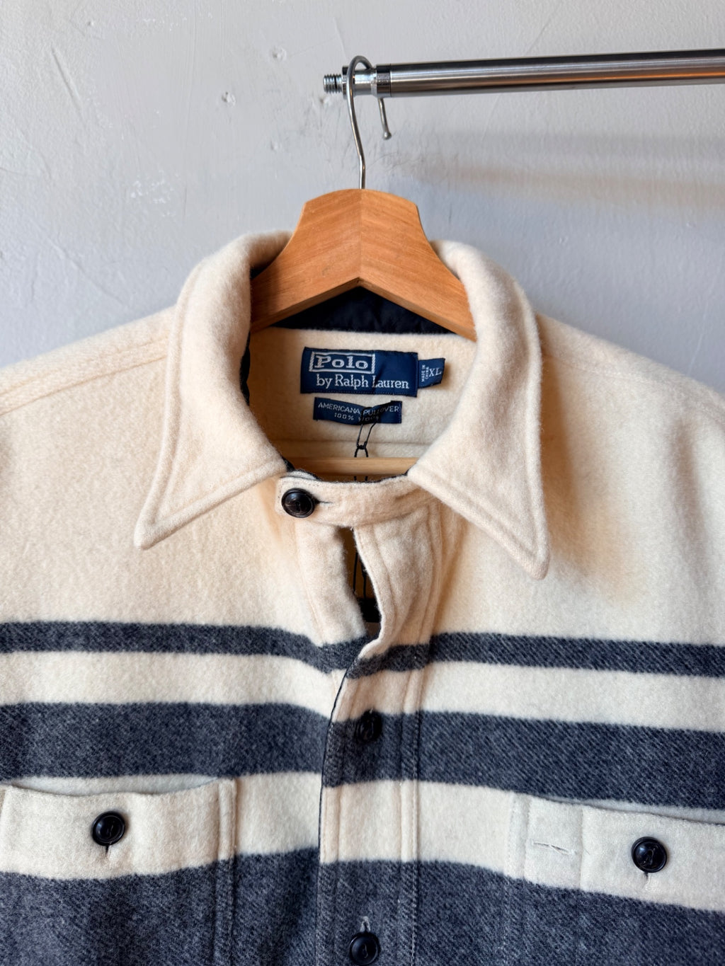 Polo Ralph Lauren Americana Wool Pullover Size XL