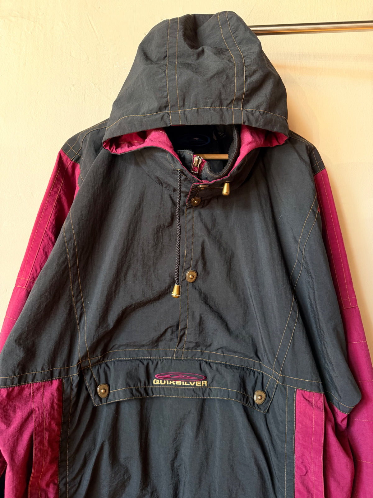 1990s Quicksilver Parka Rain Jacket Size XL