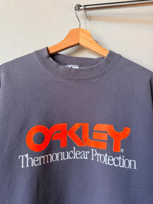 1990s Oakley Thermonuclear Protection Crewneck Size XL