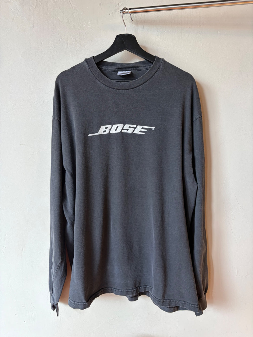 Bose Stereo Black Long Sleeve Promo Tee Size XL