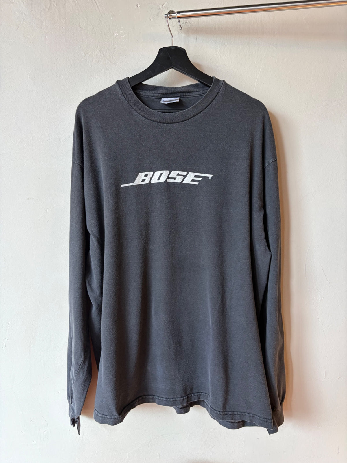 Bose Stereo Black Long Sleeve Promo Tee Size XL