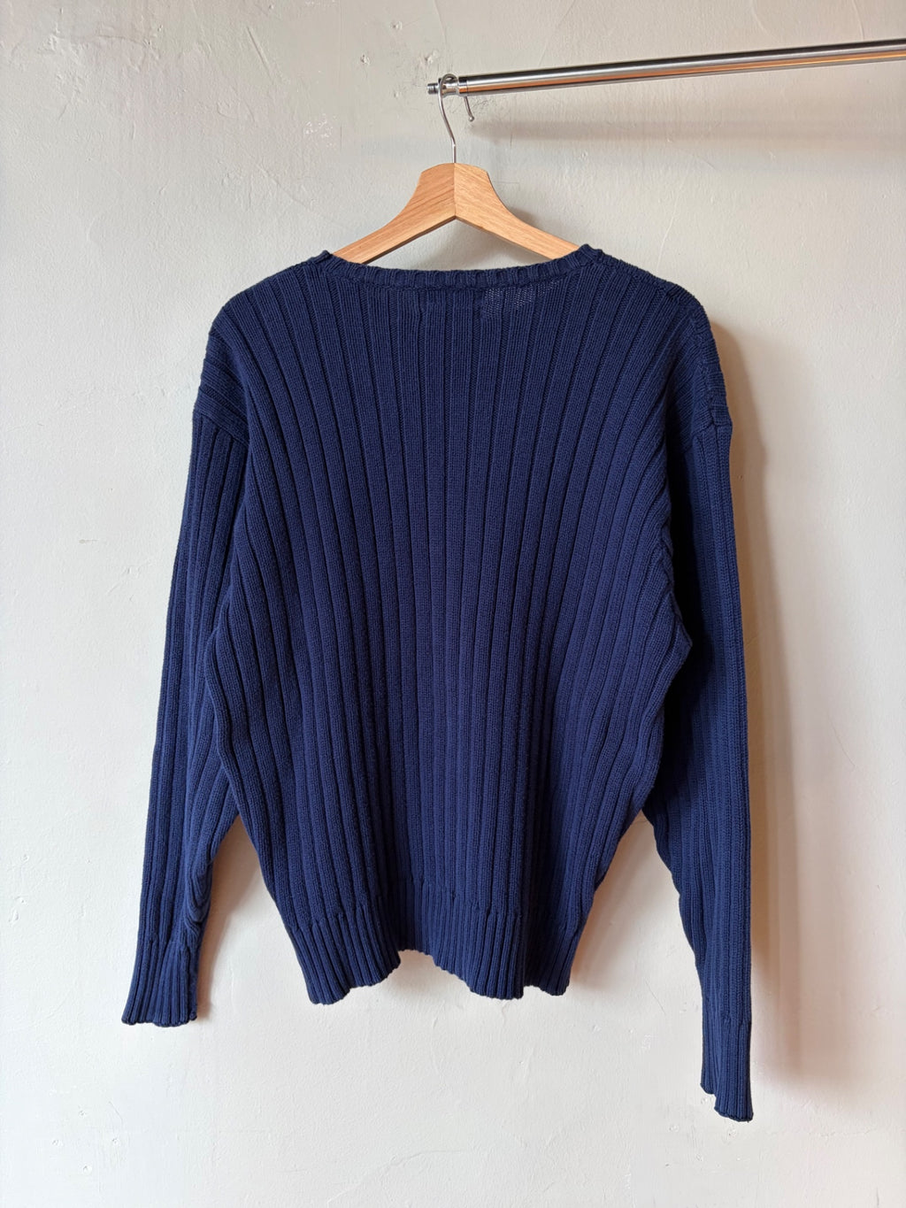 Polo Ralph Lauren Navy Knit Sweater Size Large
