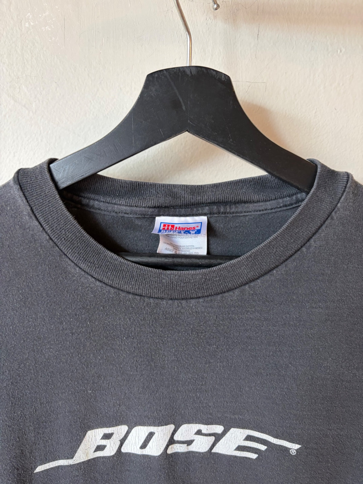 Bose Stereo Black Long Sleeve Promo Tee Size XL