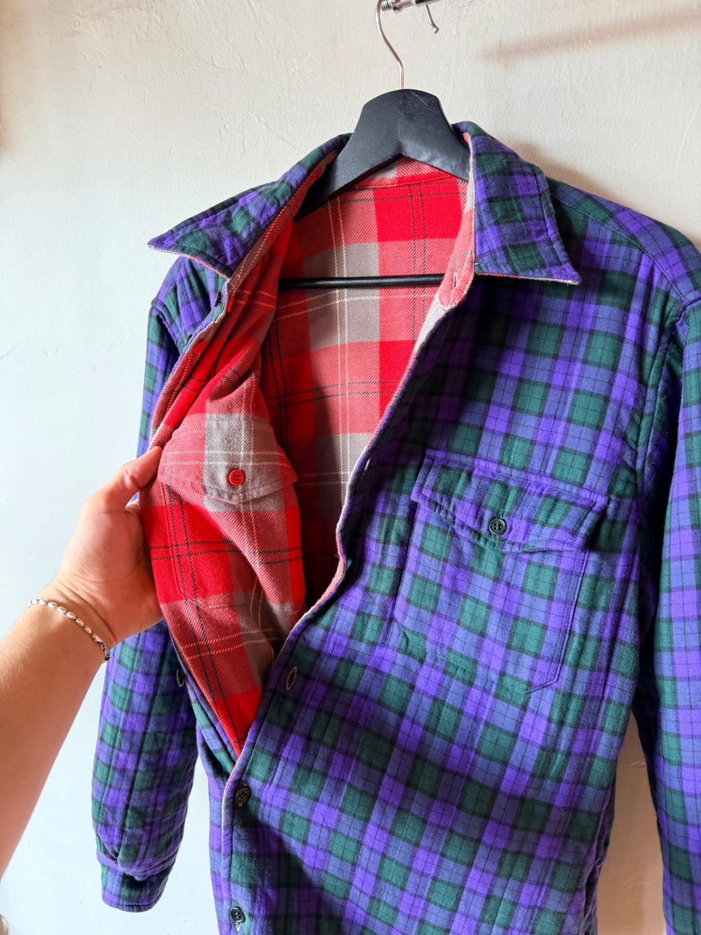 ASPESI Reversible flannel