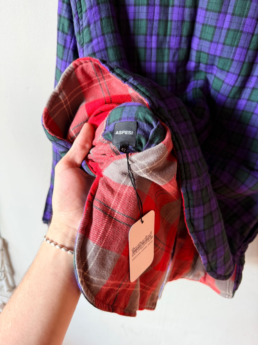 ASPESI Reversible flannel