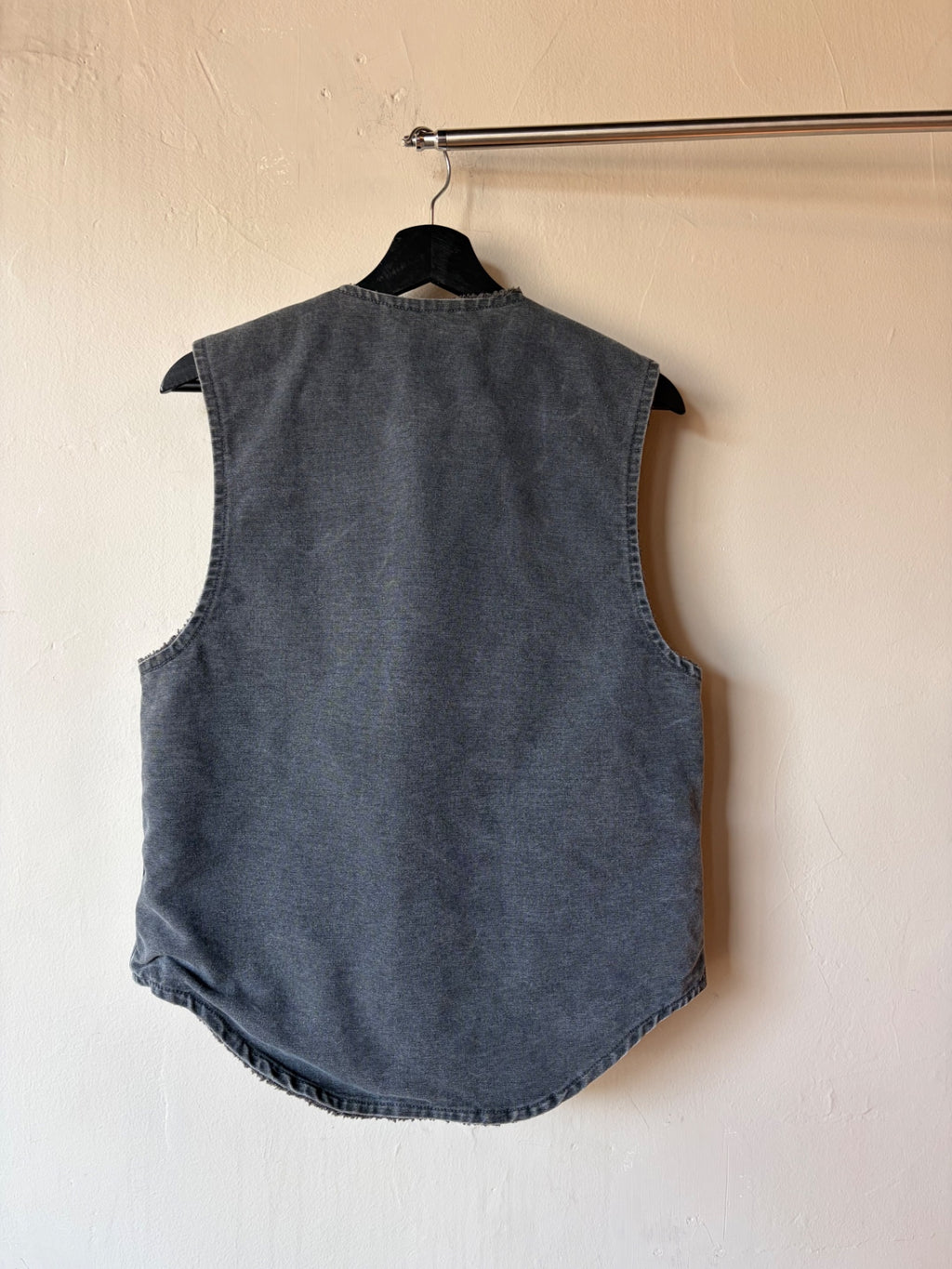 Carhartt Faded Black Vest Size Small