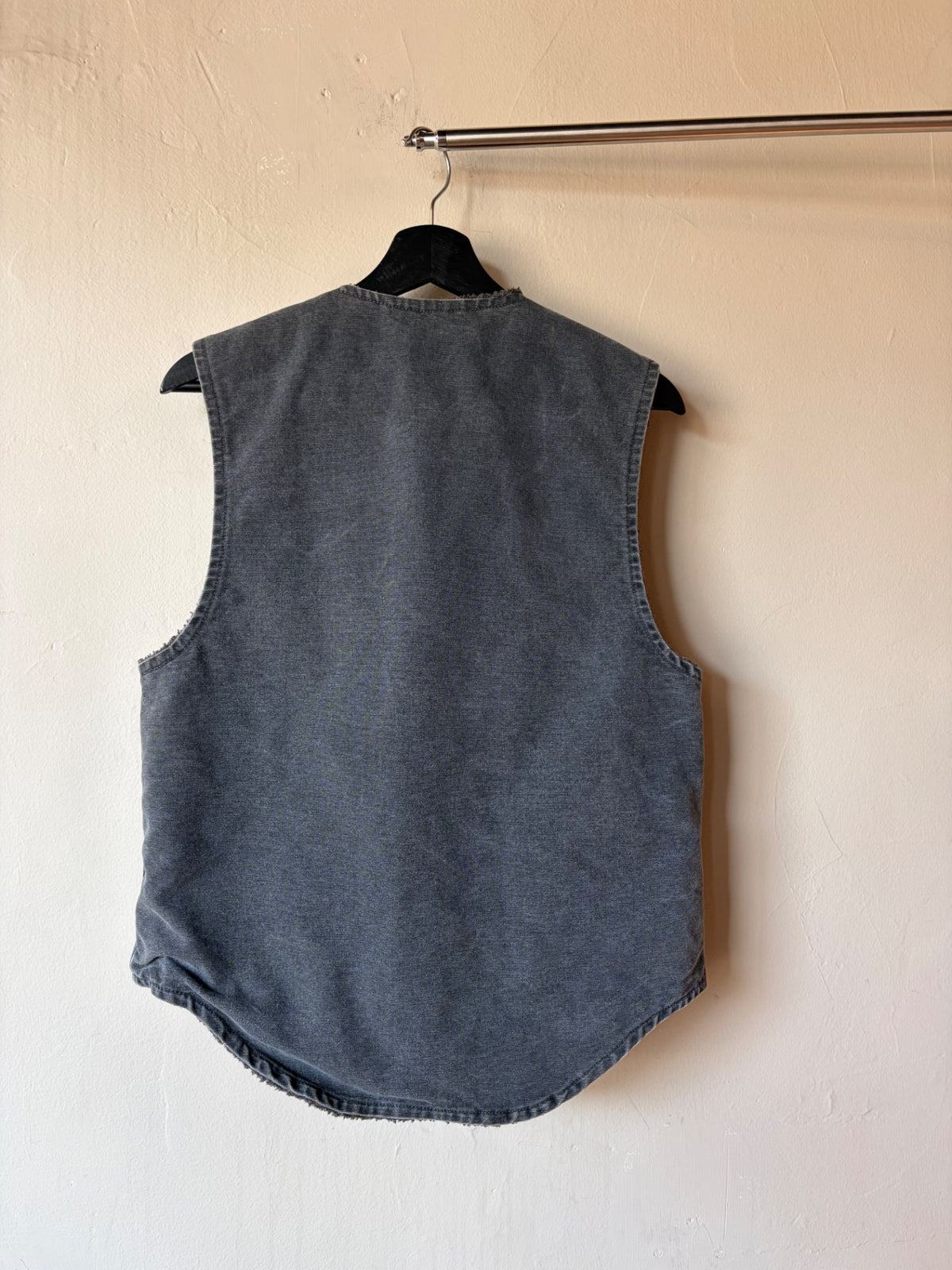 Carhartt Faded Black Vest Size Small