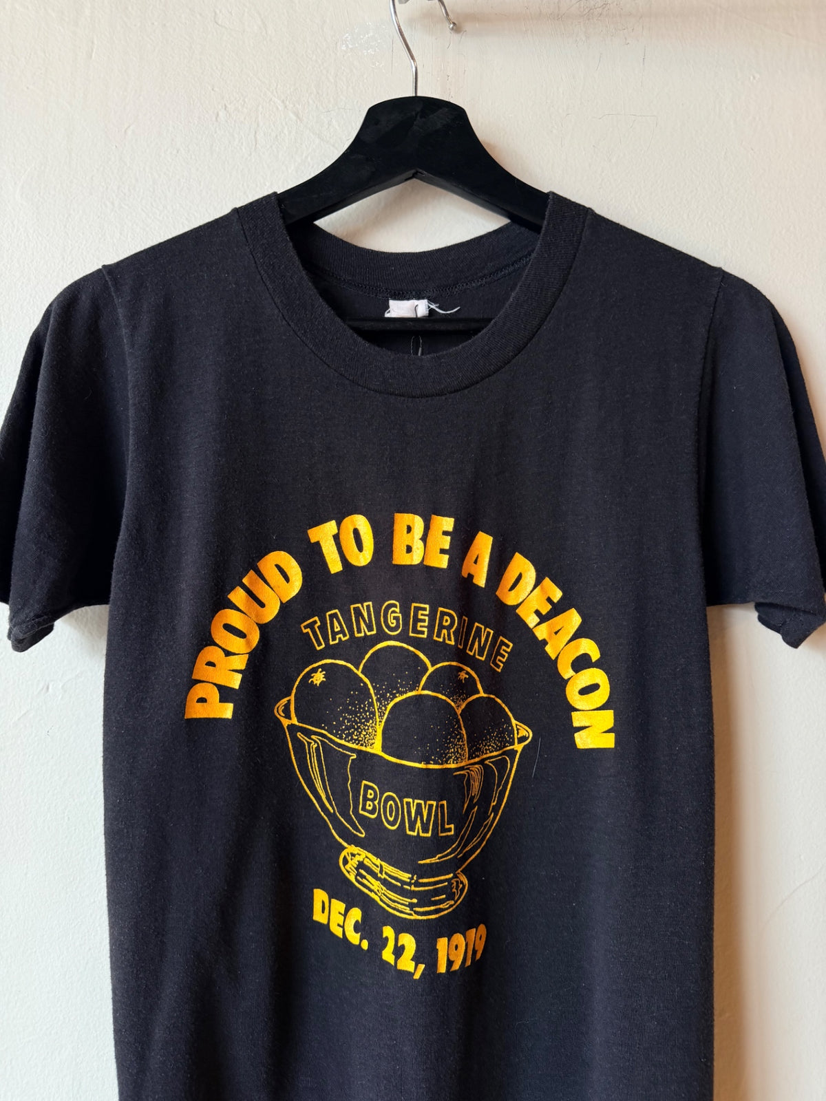 1979 Wake Forest Tangerine Bowl Tee Size S