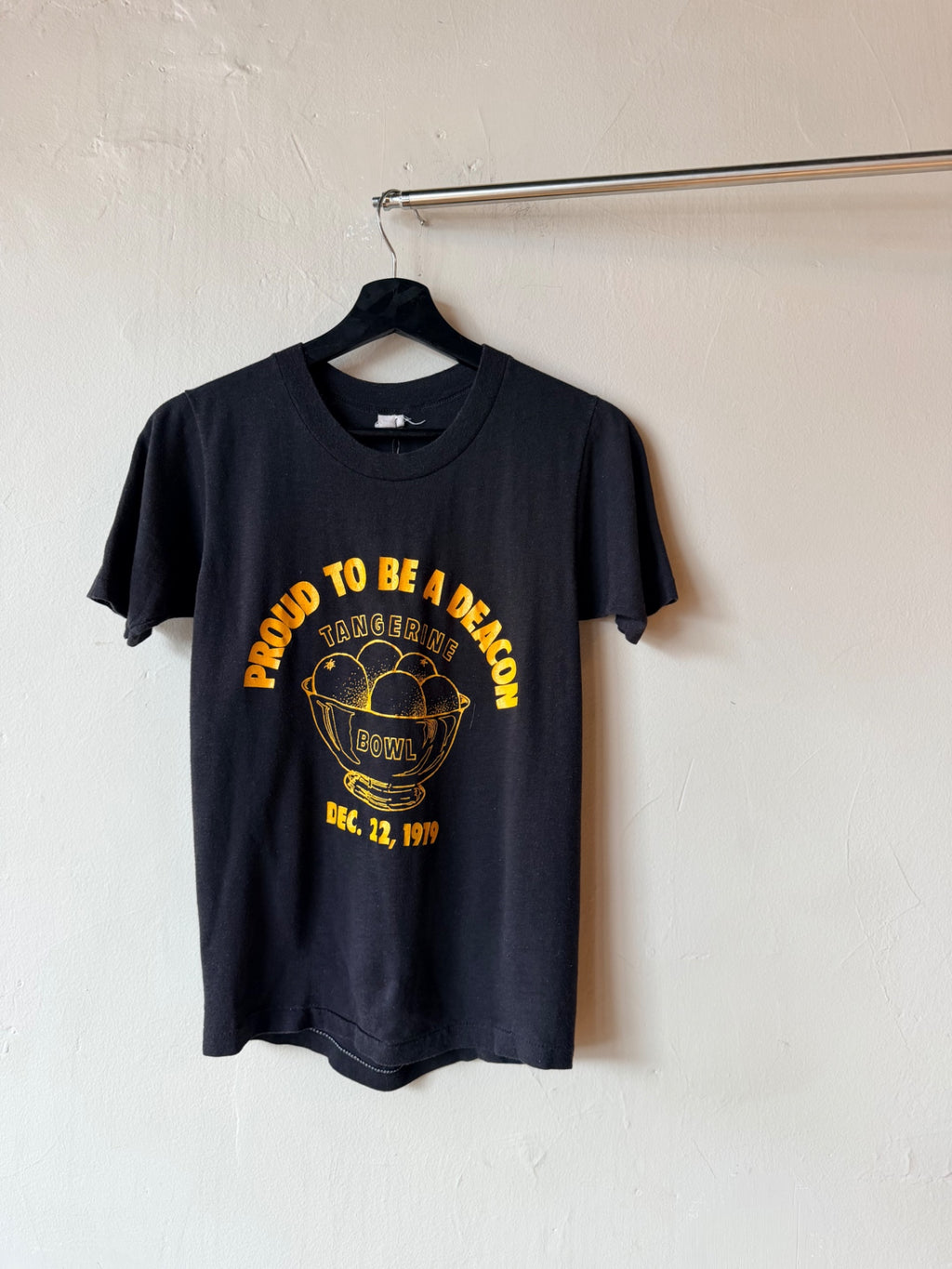 1979 Wake Forest Tangerine Bowl Tee Size S