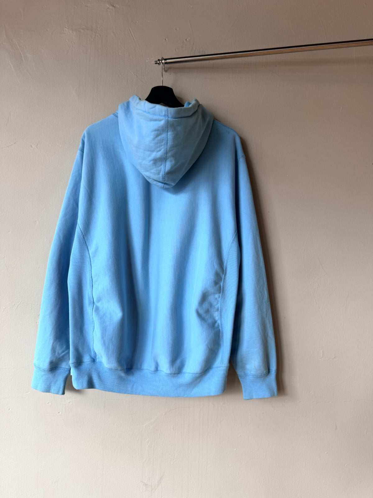 (FAKE) Baby Blue Supreme Bandana Box Logo Hoodie Size Large