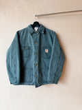 1990s Teal Carhartt Chore Jacket Size M
