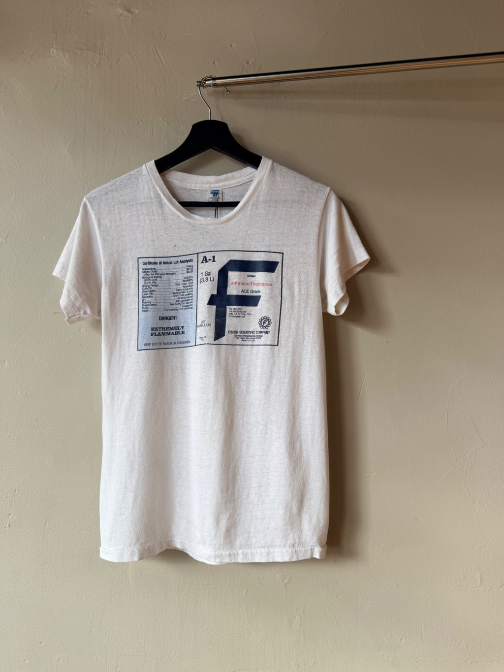 1980s Fisher Scientific Company Tee Size M