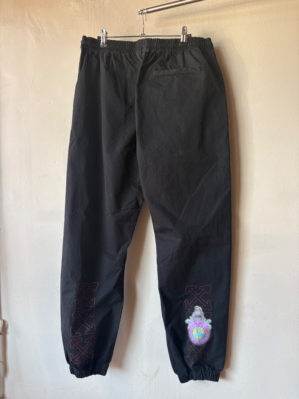 Black Off White Track Pants Size L
