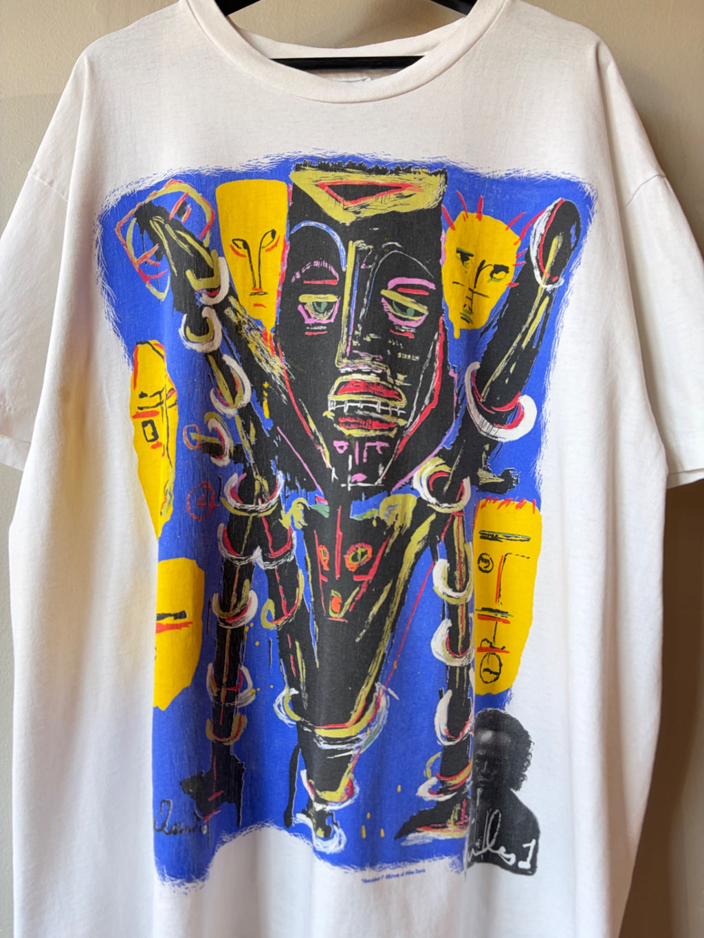 Estate Of miles Davis Art tee Headshots Size XL