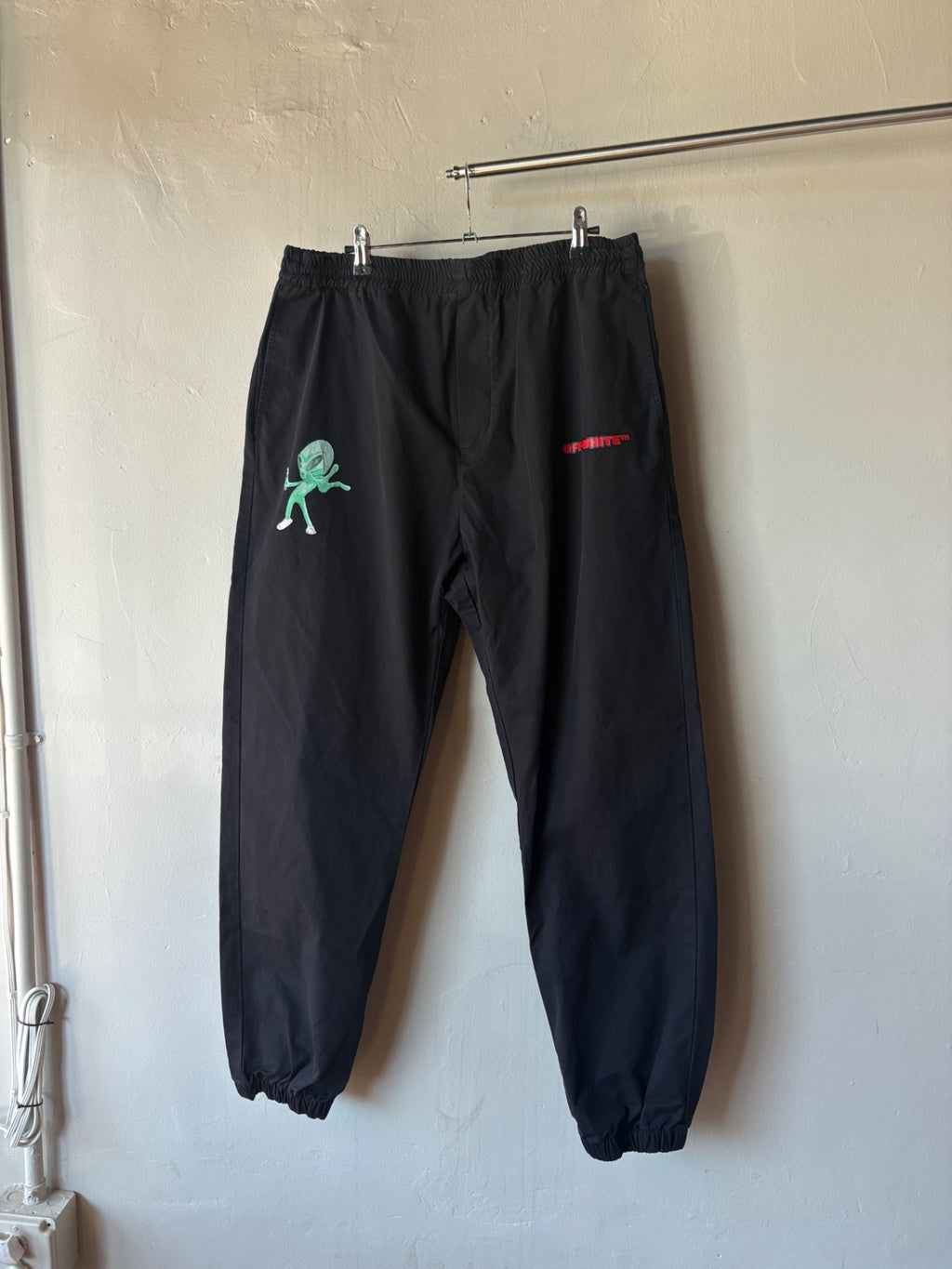 Black Off White Track Pants Size L