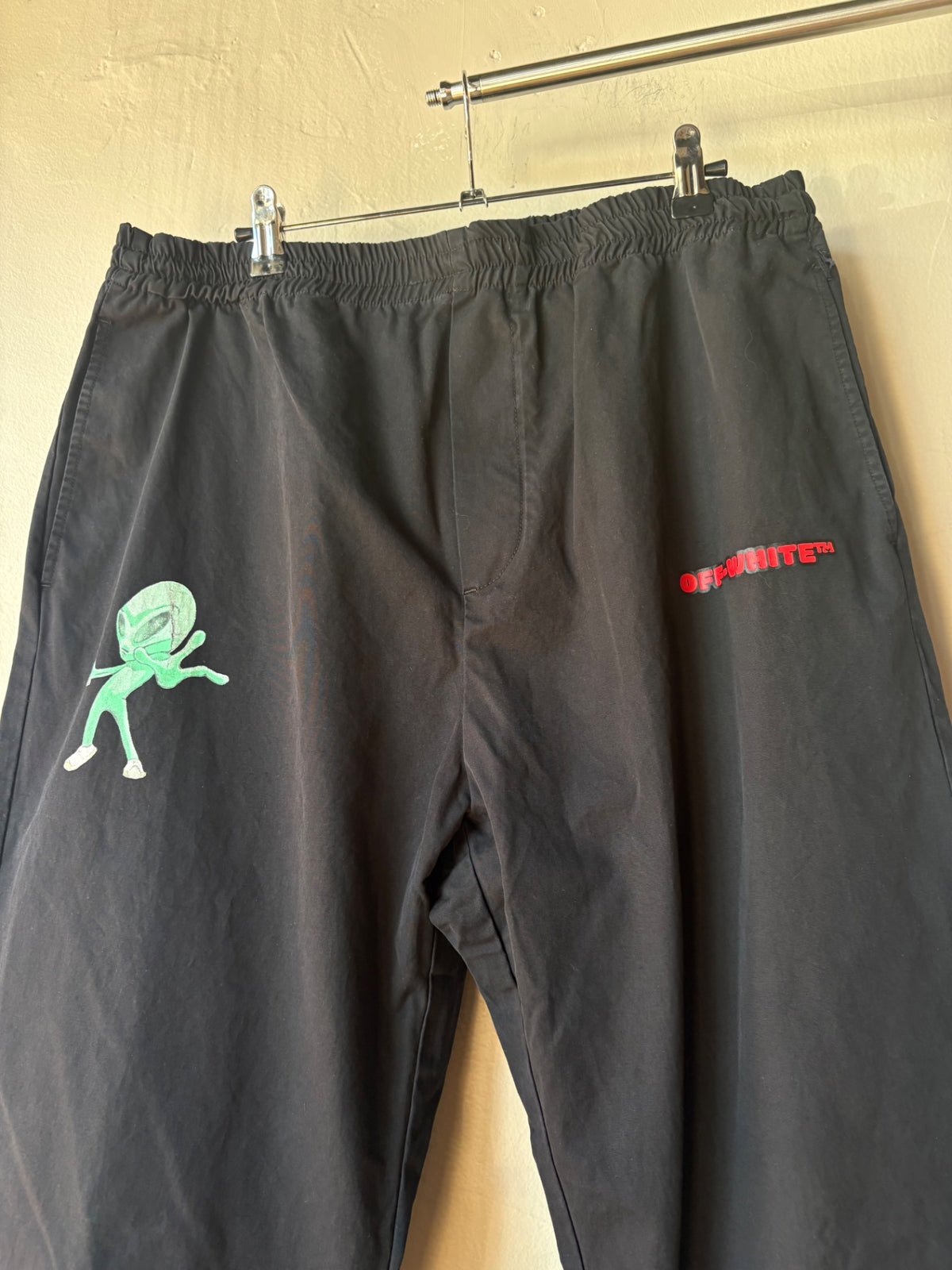 Black Off White Track Pants Size L
