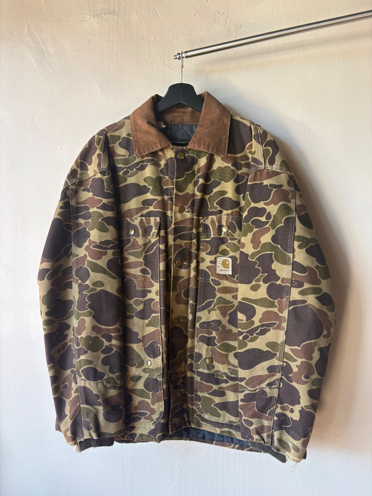 80s Duck Camo Carhartt Jacket Size XL