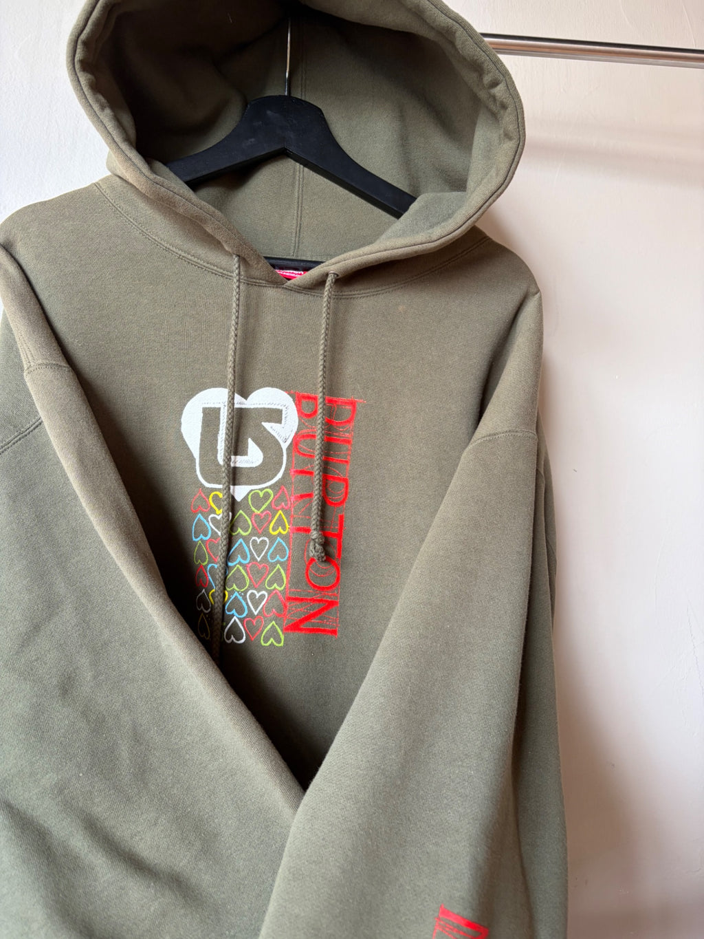 Olive Green Burton Hoodie Size XL