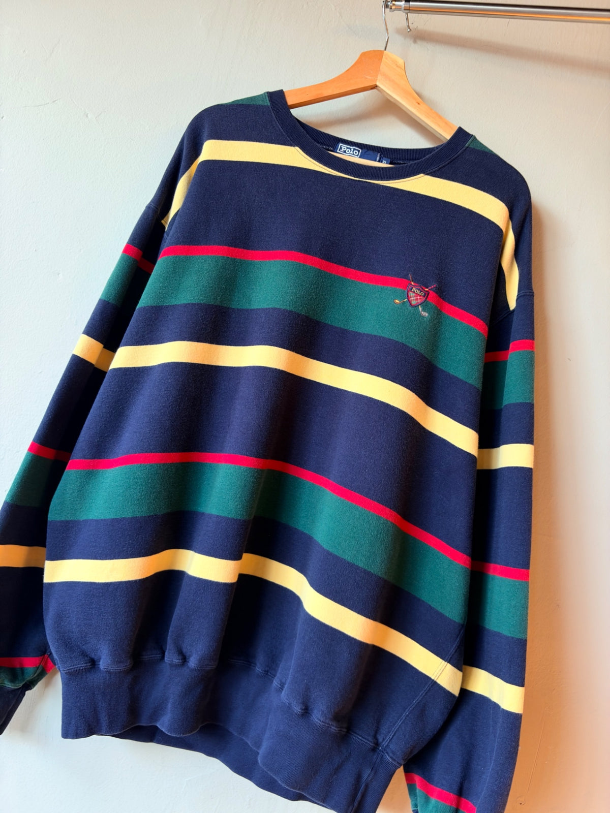 90s Polo Golf Striped Crewneck Size XL