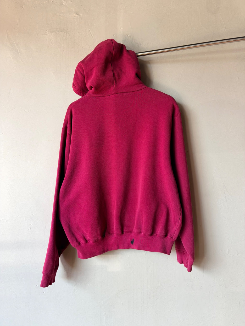 00s Nike Center Check Hoodie Size SM Wine Red
