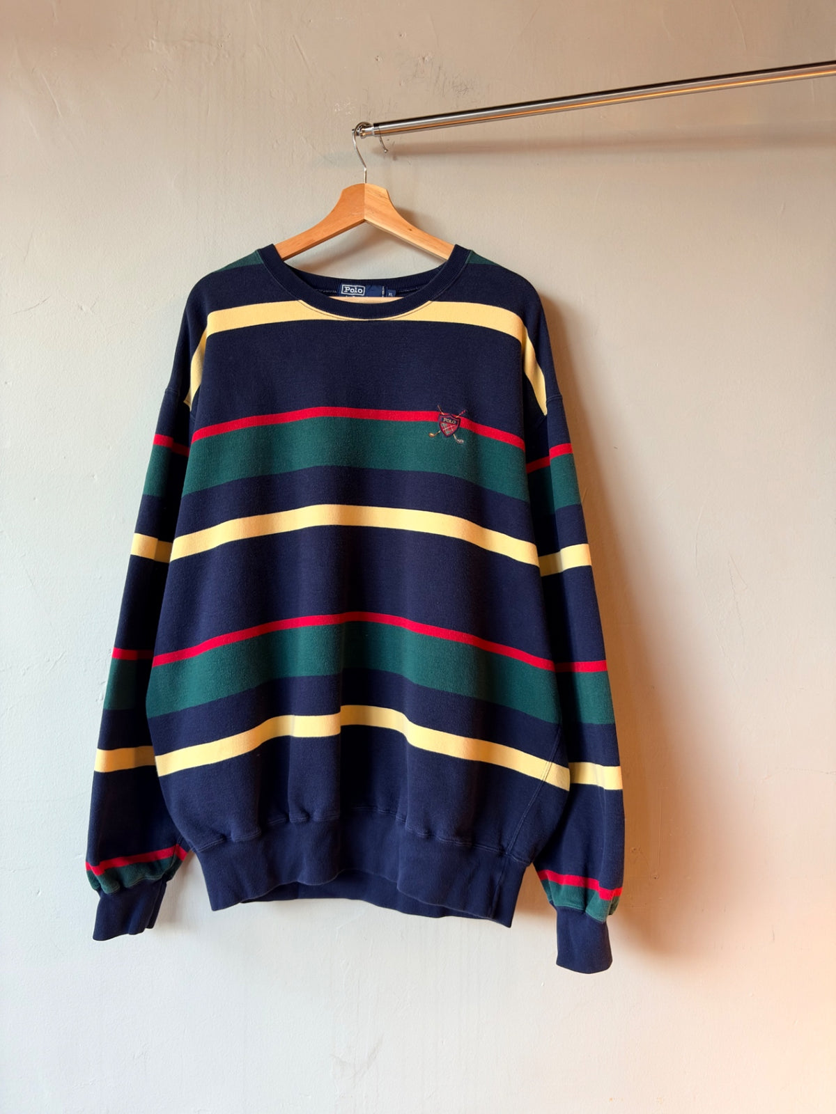 90s Polo Golf Striped Crewneck Size XL