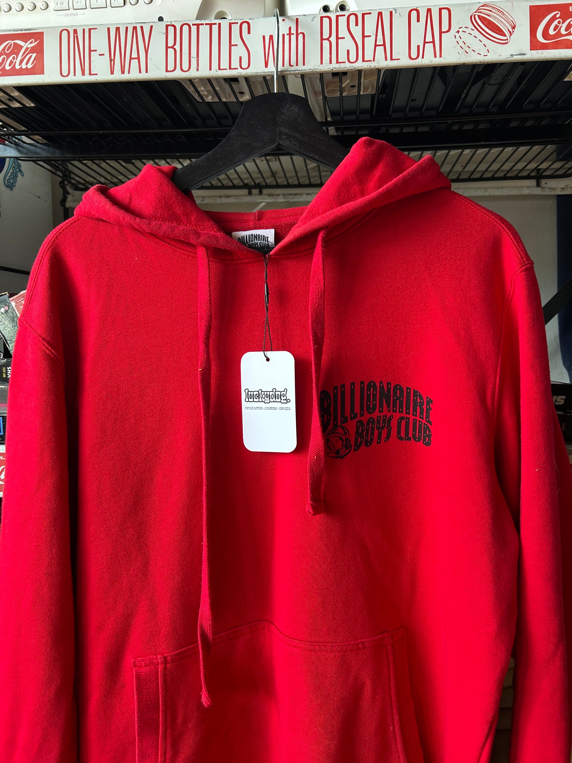 Billionaire Boys Club Red Logo Hoodie