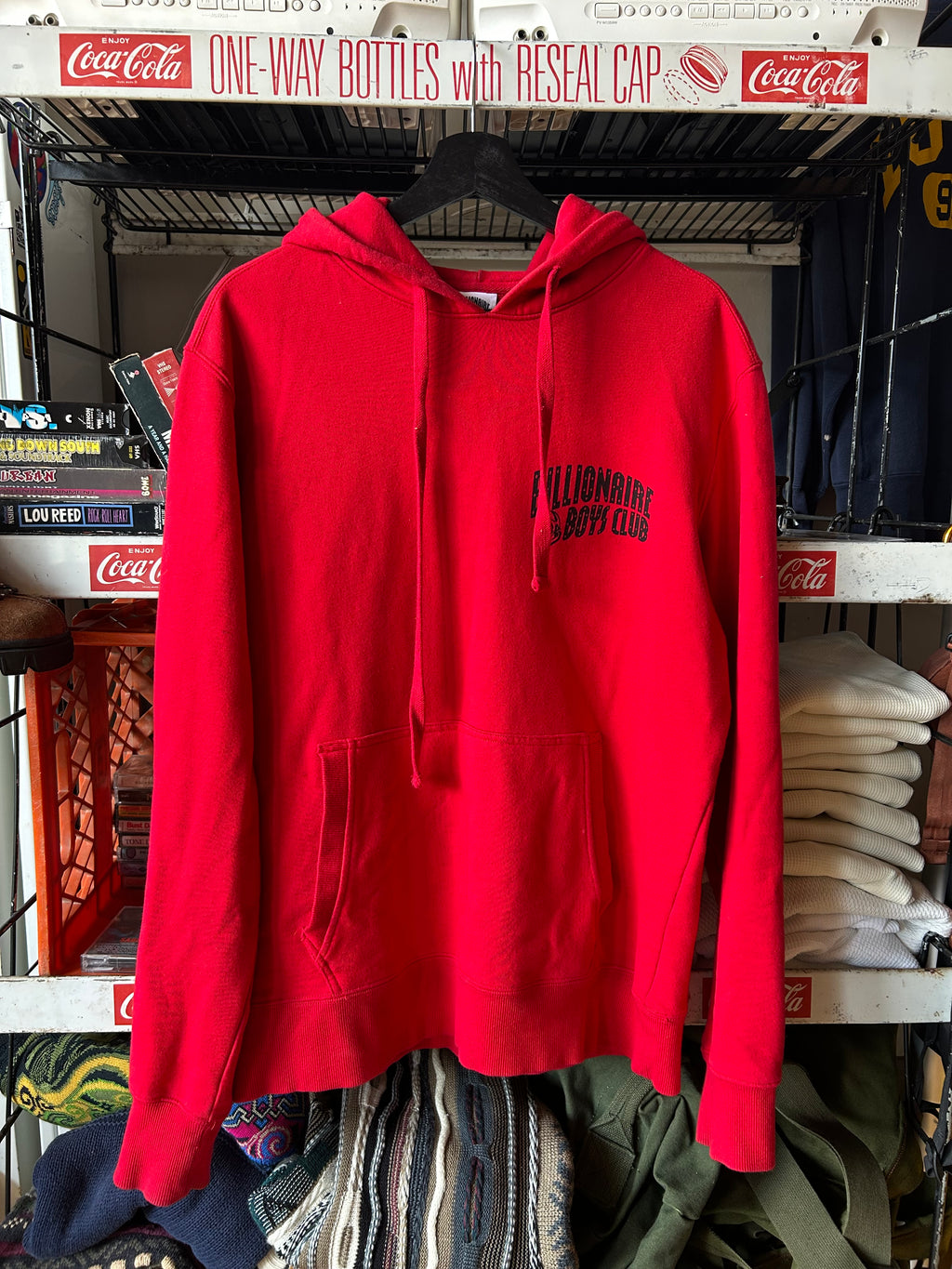 Billionaire Boys Club Red Logo Hoodie