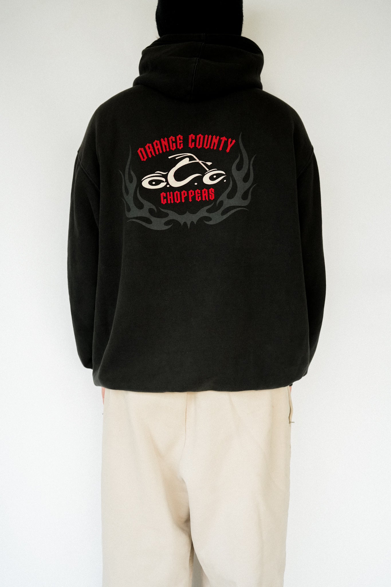 1990s Orange County Choppers Hoodie W Sleeve Hits