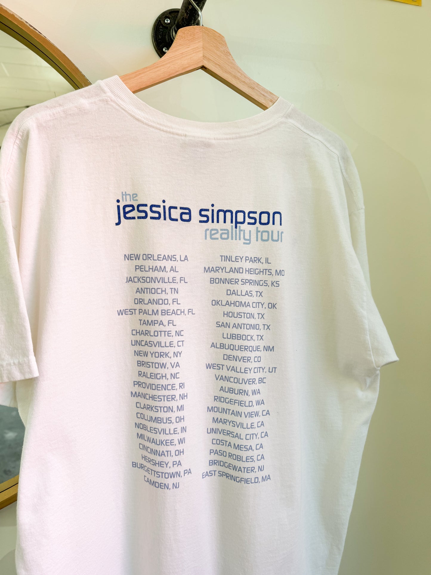 2000's Jessica Simpson Tour T-shirt Size XL