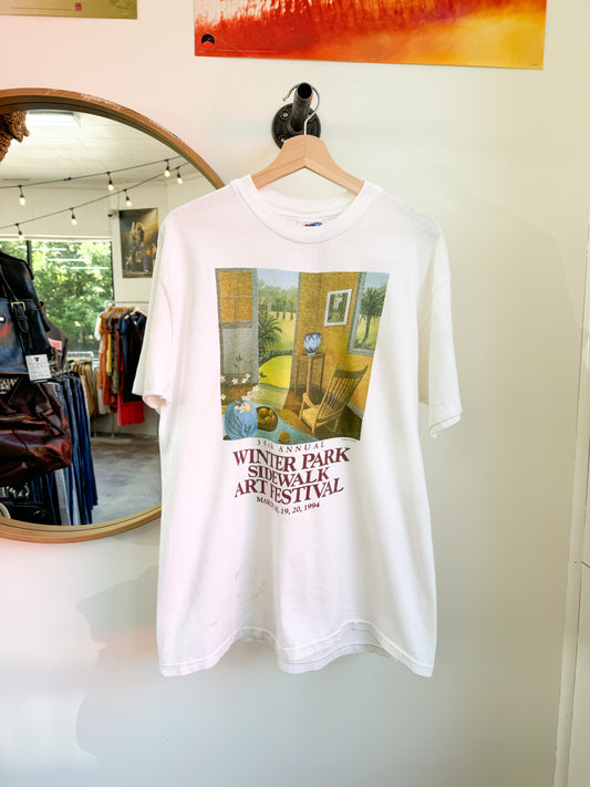 Vintage Art Festival T-Shirt Size XL