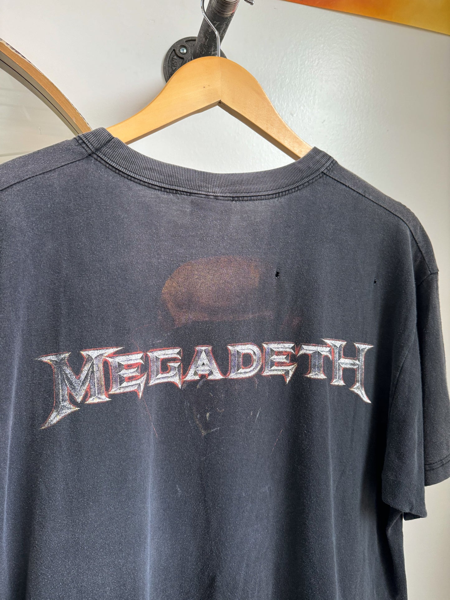 Vintage Euro Megadeath Band T-Shirt Size XL