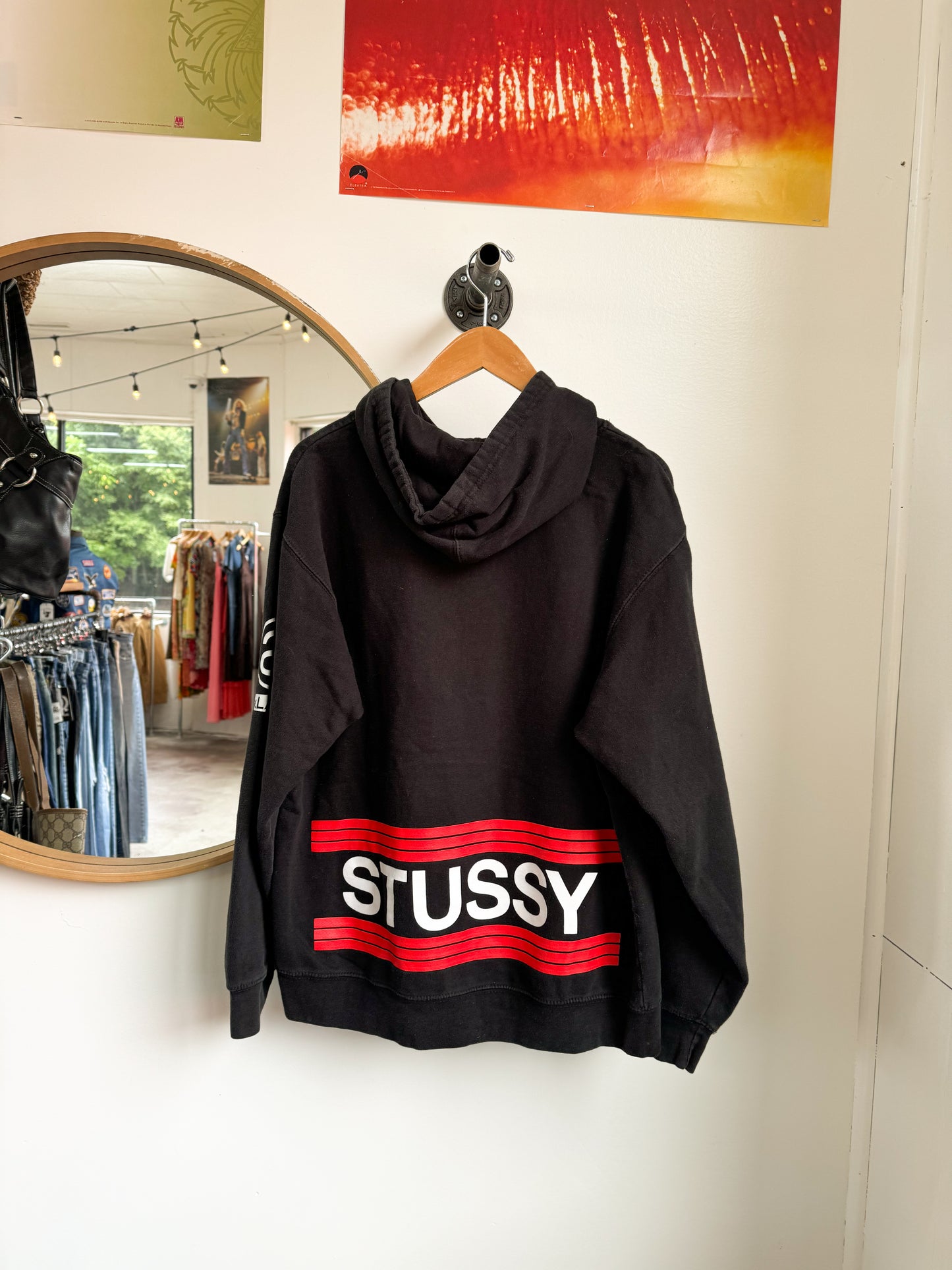 Stüssy Hoodie Size M Black